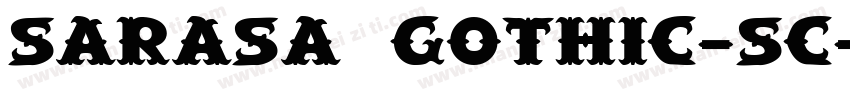 Sarasa Gothic-SC-Ext字体转换